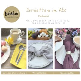 Servietten-Abo FARBWAHL