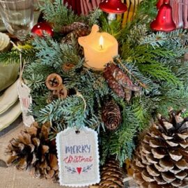 Geschenkanhänger- Set "Merry Christmas" x 3