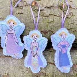 Schutzengel  mit Lavendelblüten aus der Provence