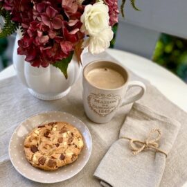 Serviette Leinen natur