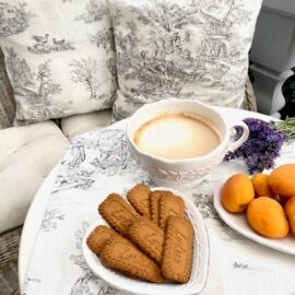 Tischset & Platzset Toile de Jouy aus französischem Leinen