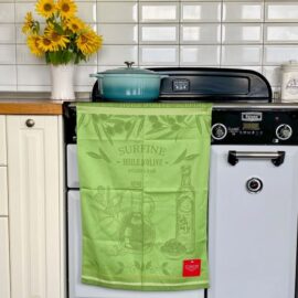 Französisches Geschirrtuch: Huile d'olives