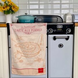 Genussvolles Frankreich: Geschirrtuch Tarte aux pommes