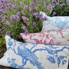 Extra grosses Lavendelkissen  mit Lavendel aus der Provence: Vogelzwitschern