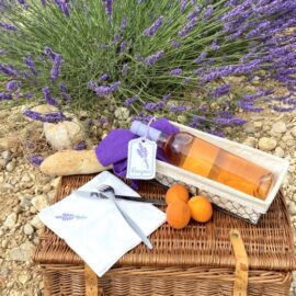 Serviette Leinen Lavendel