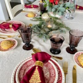 Serviette Weihnachtsbaum