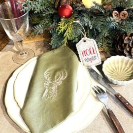 Serviette Landhaus Hirsch